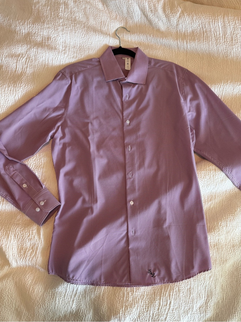 Men's Purple Dress Shirt - Tailored Button-Up